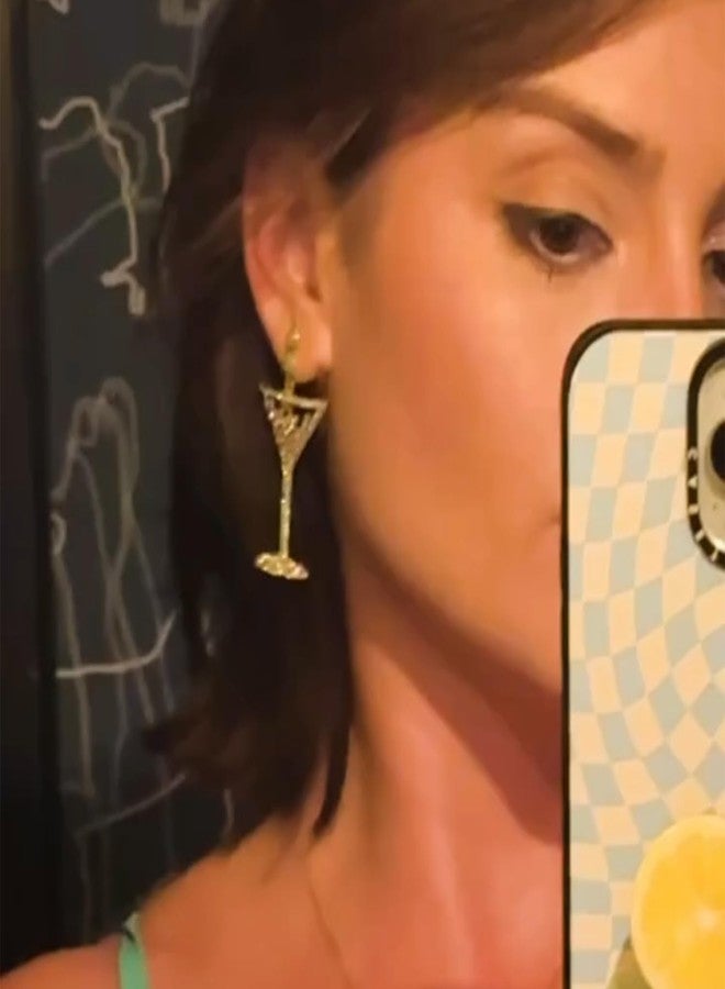 BaubleBar Pimento Momento Earrings - Fun Dirty Martini Statement Earrings for Women, Costume Jewelry - Image 5